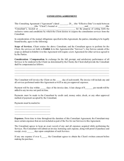 Consulting Agreement