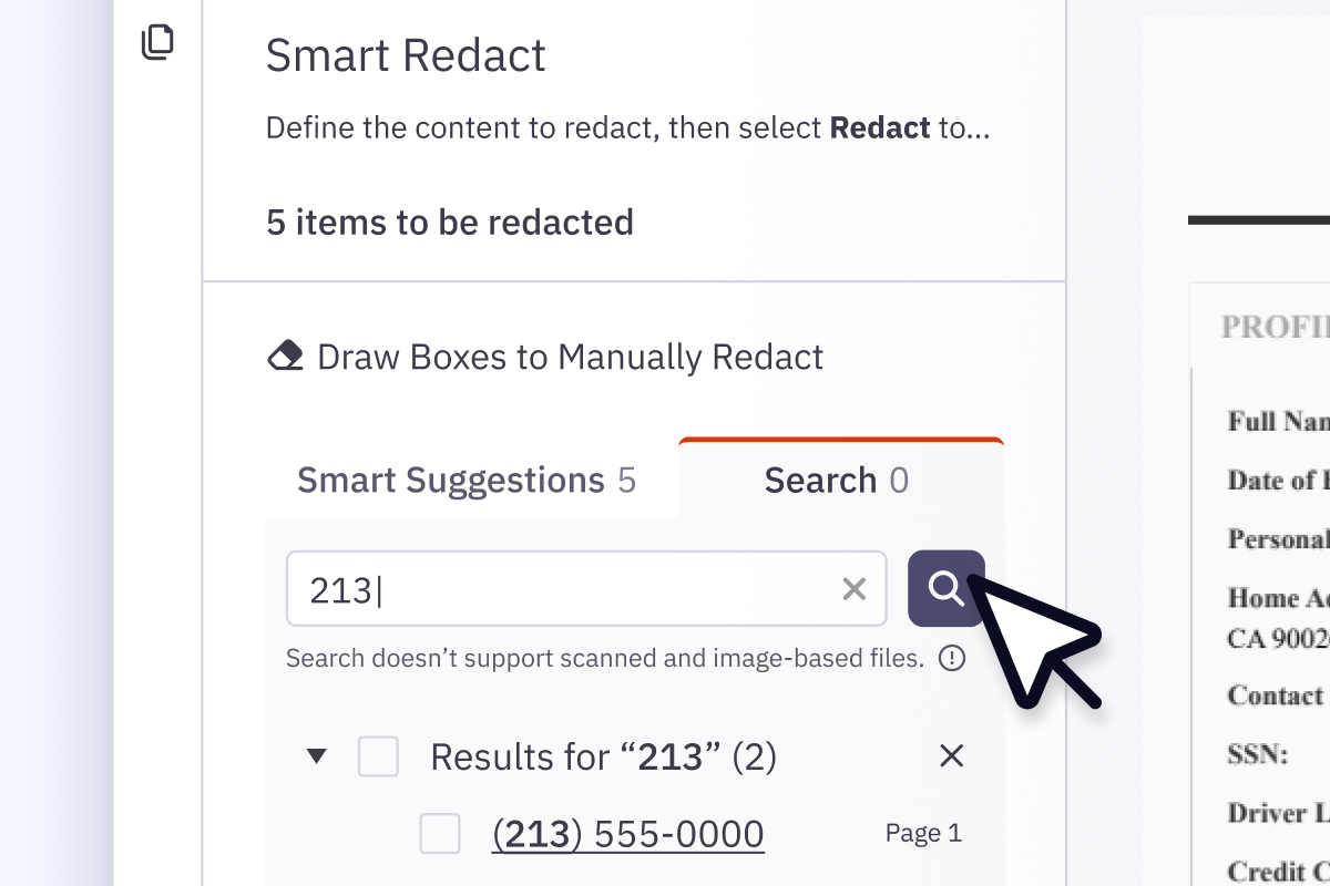 Screenshot Card-Smart Redact-Manual