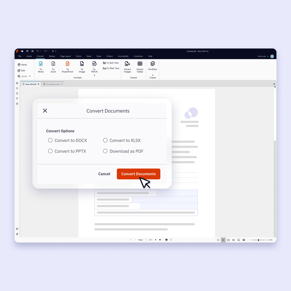 Screenshots-PDF for Windows-Convert